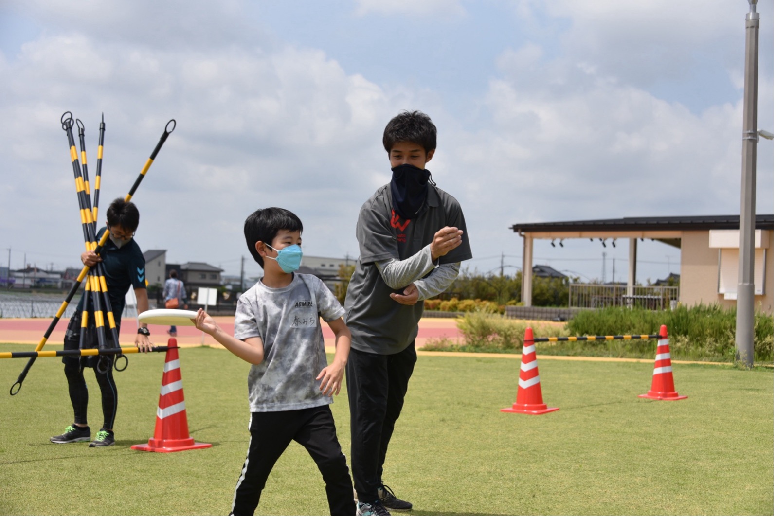 フライングディスク体験